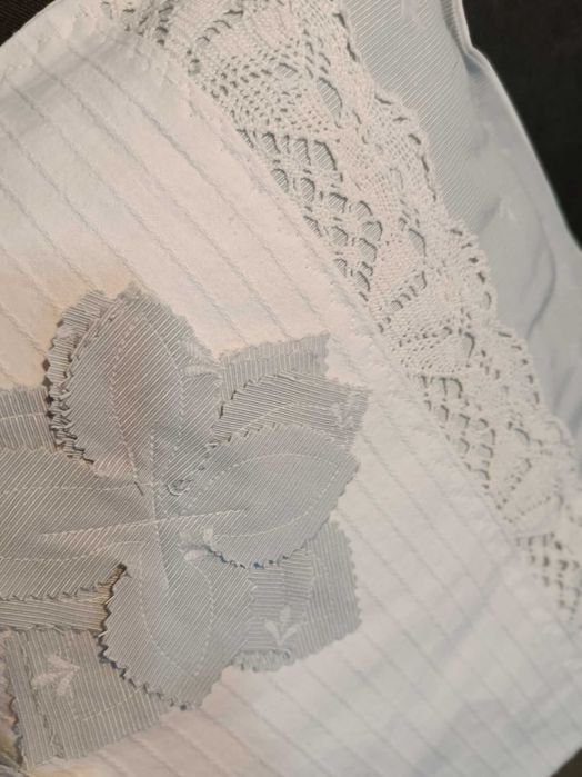 Set perne decorative alb/gri