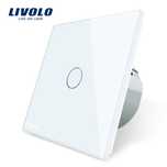 Intrerupator simplu - cu touch din sticla Livolo