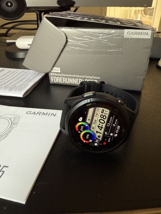 Garmin Forerunner 265s - cutie + 2 curele + 2 cabluri incarcare