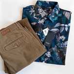 Нова мъжка слим риза Matinique L size & Massimo Dutti панталон