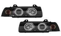 Faruri Angel Eyes Black Tuning BMW Seria 3 E36 1990 1991 1992 1993 19