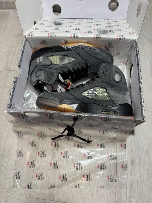 Pantofi sport/adidaşi AIR JORDAN 5 RETRO SP OFF WHITE