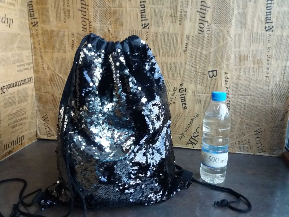 мешка,раница блестяща торба,текстилна чанта,
