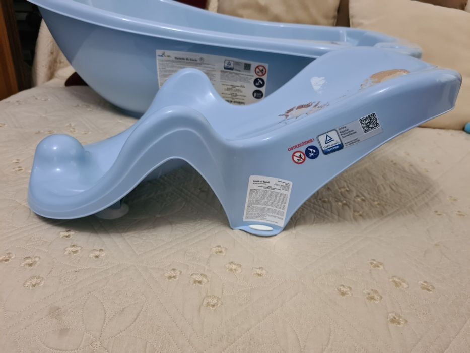 Cadita Tega Baby Forest 86cm - albastra senzor temperatura + reductor!