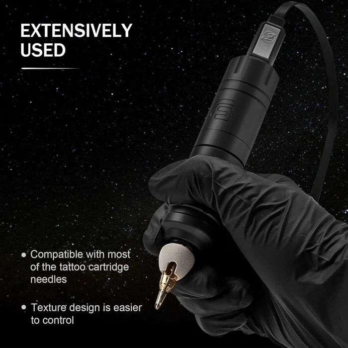 NOU, aparat de tatuat EZ Gazer, cu motor Faulhaber, 2 came 3 + 3.5 mm