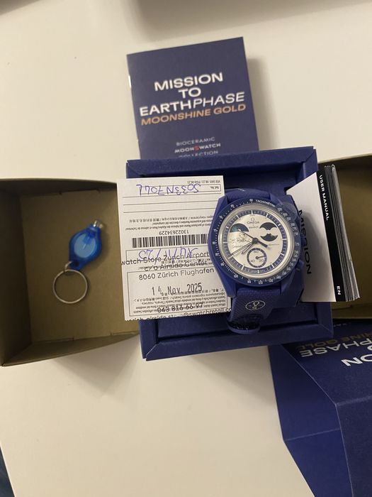 Omega x Swatch Mission to Earthphase-Moonshine Gold Beaver Moon