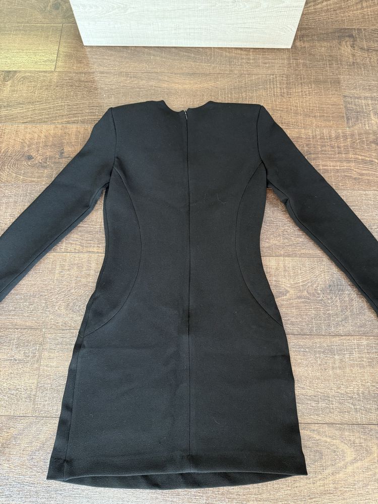 Дамска черна рокля ZARA