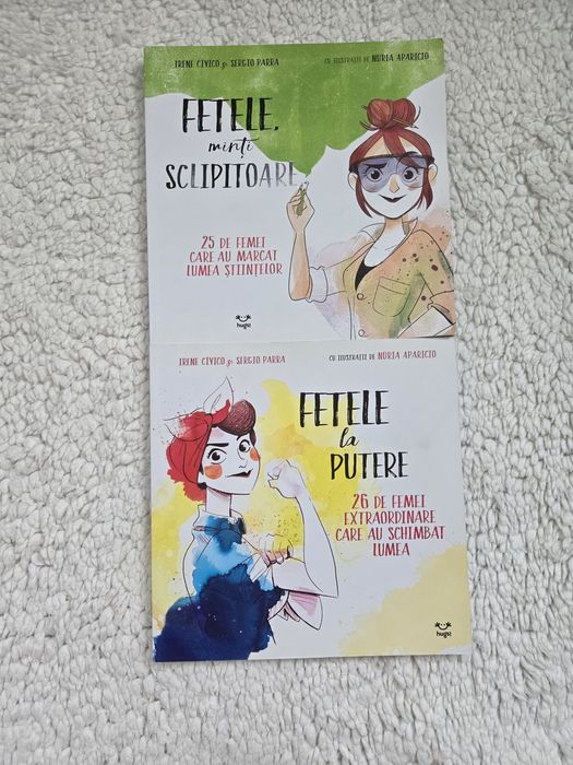 Cărțile "Fetele, minți sclipitoare" și " Fetele la putere"