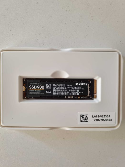 Samsung SSD 980, 500 GB