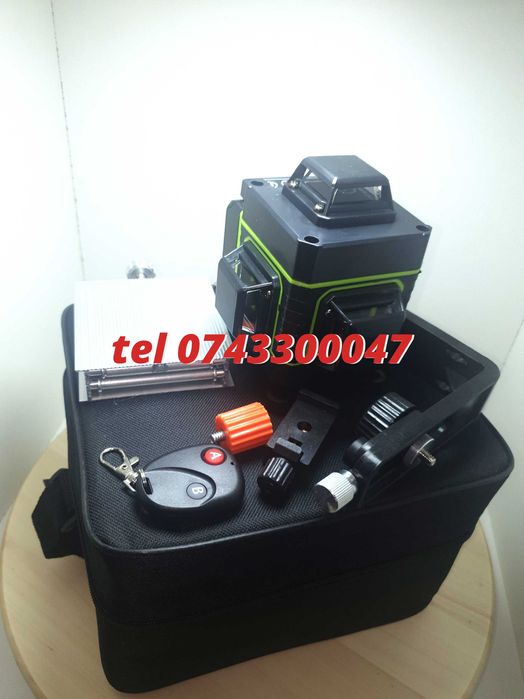 Nivela Laser Noua 16 Linii 4d Verde Afisaj Digital