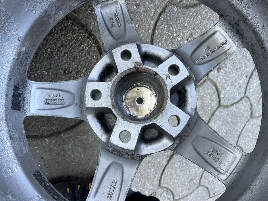 Jante aliaj 5x120mm, anvelope 205/55 R16, BMW E46 E90 E91 E87 E81 F20