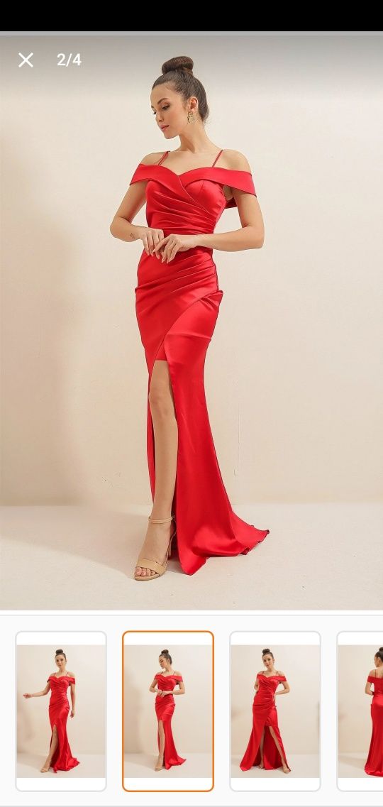 Rochie elegantă roşie
