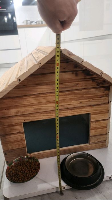 Дървена къща за куче малка порода