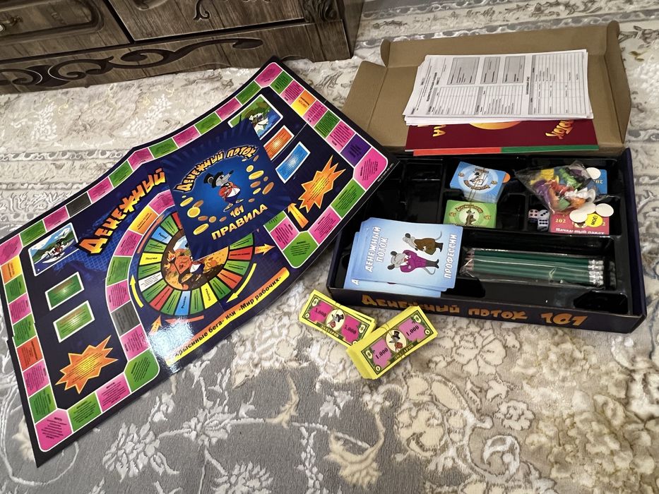 Денежный поток. Pul oqimi oʻyini.