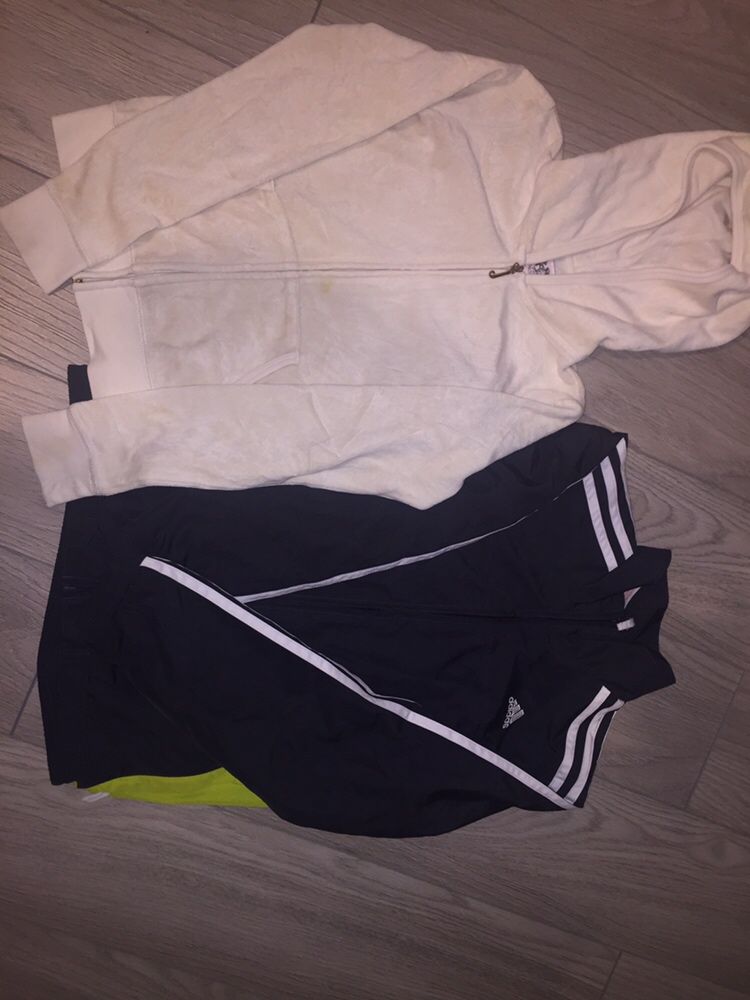 Set hanorace Adidas si Juicy Couture, ca noi, pt. 10 ani