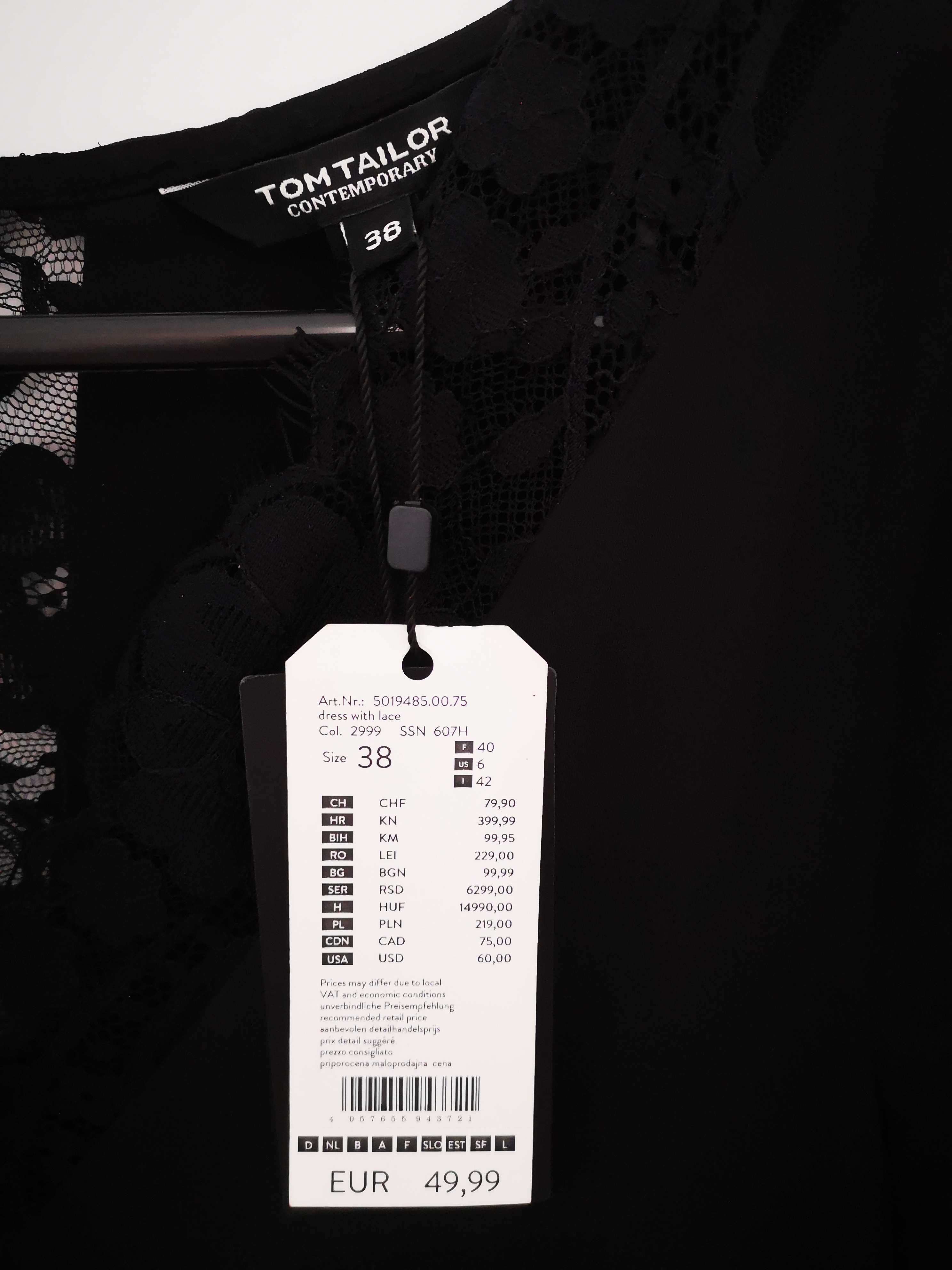 Rochie Tom Tailor mărimea 38 nouă cu etichetă