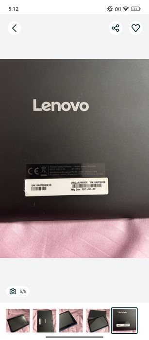 Vând tableta Lenovo tab 10