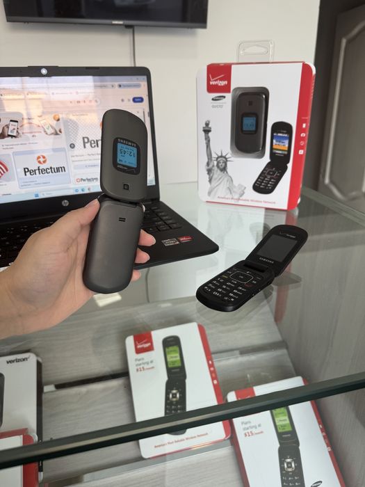 Perfectum telefon Verizon gusto 2 + bonus nomer