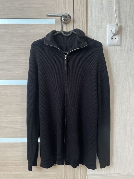 Черный кардиган мужской