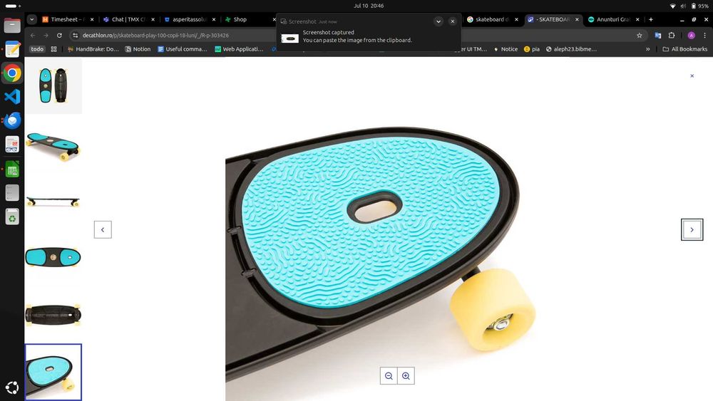 Skateboard Decathlon Play 100 Copii