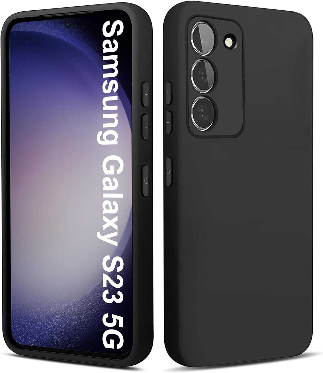 Husă Eiselen Samsung Galaxy S23 5G Silicon moale TPU Negru