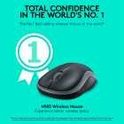 Mouse Logitech M185, Wireless, Grey nou sigilat