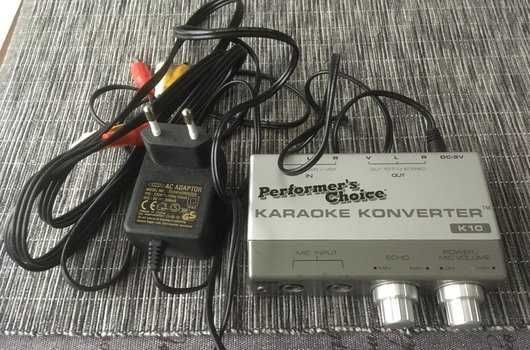 Karaoke Konverter pentru copii - intrare 2 microfoane - mp3 TV DVD