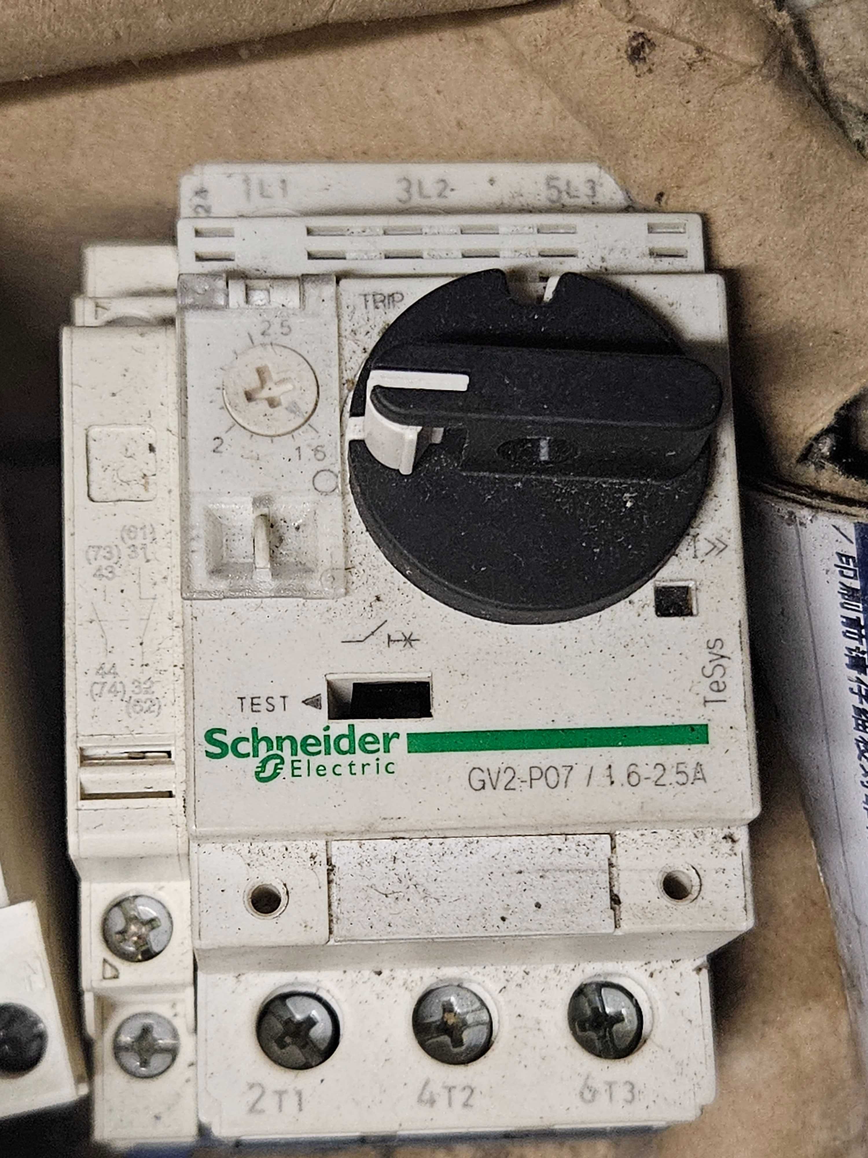 Disjunctor Magnetoterm Tip Gv2P20 Telemecanique.  Schneider GV2P07