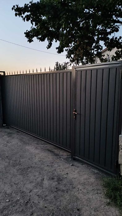 Откатные ворота под ключ, от 4 рабочих дней, от 690 тысяч