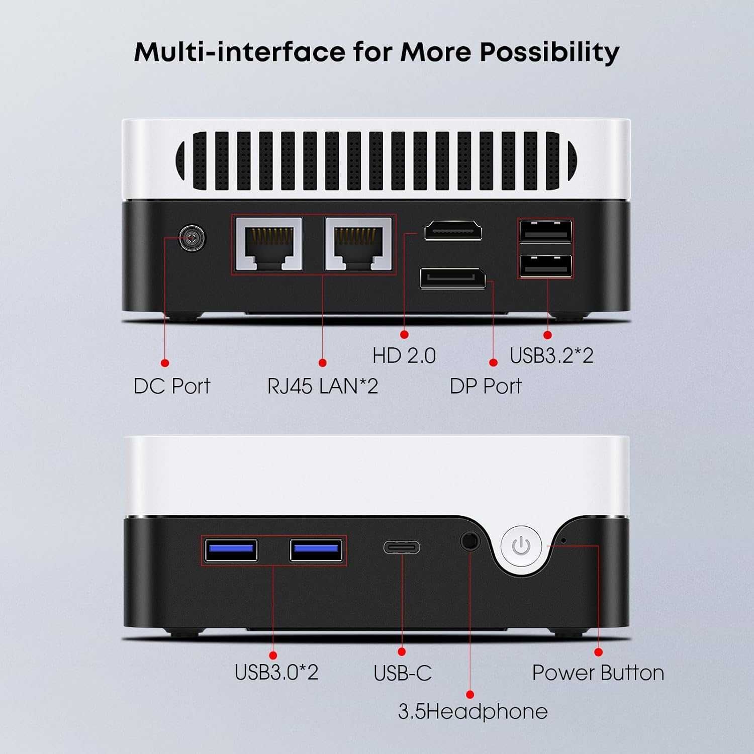 Chuwi miniPC Larkbox X Mini Intel N100 12Gb DDR5 512Gb SSD nvme