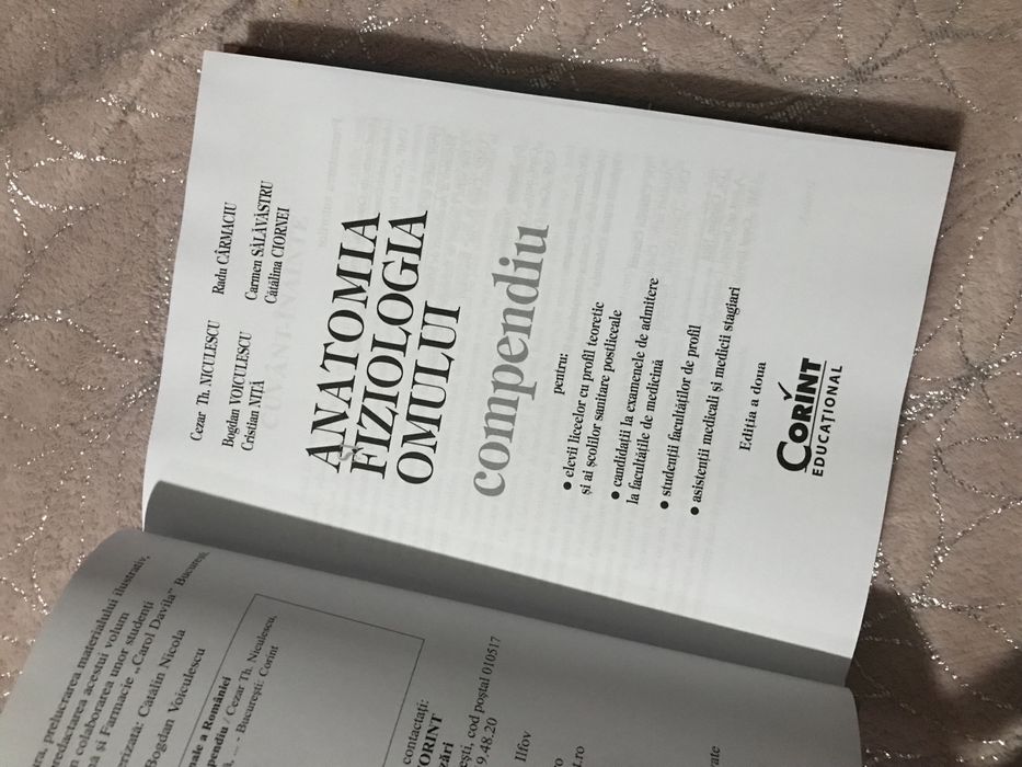 Carte Anatomie si Fiziologie -Editura Corint