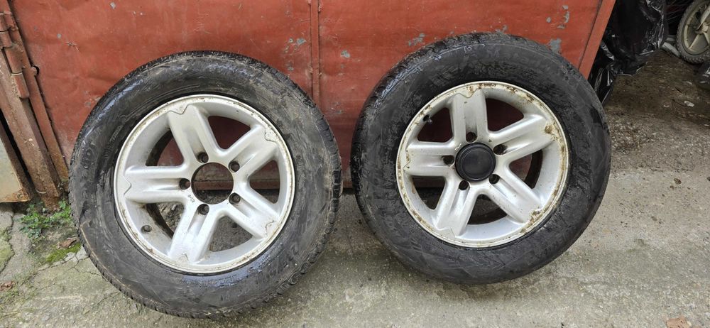 Jante aliaj + cauciucuri 235/60 r16, 5x139,7