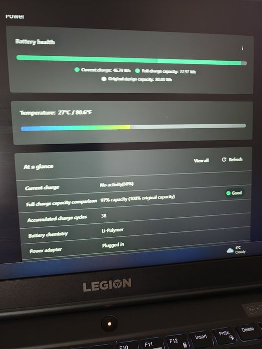 Laptop Lenovo Legion 5 32gb Ryzen 5 RTX 2060 1tb ssd
