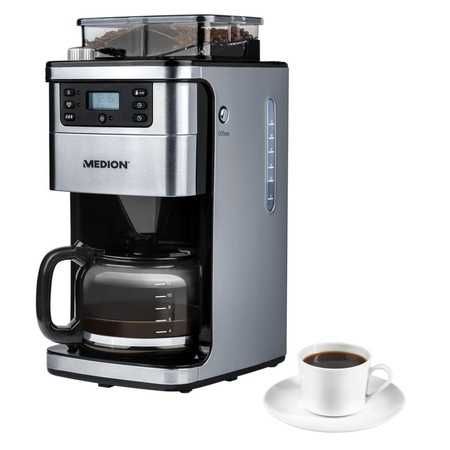 Кафе автомат за шварц кафе MEDION MD 15486, 1050W, 24 часов таймер
