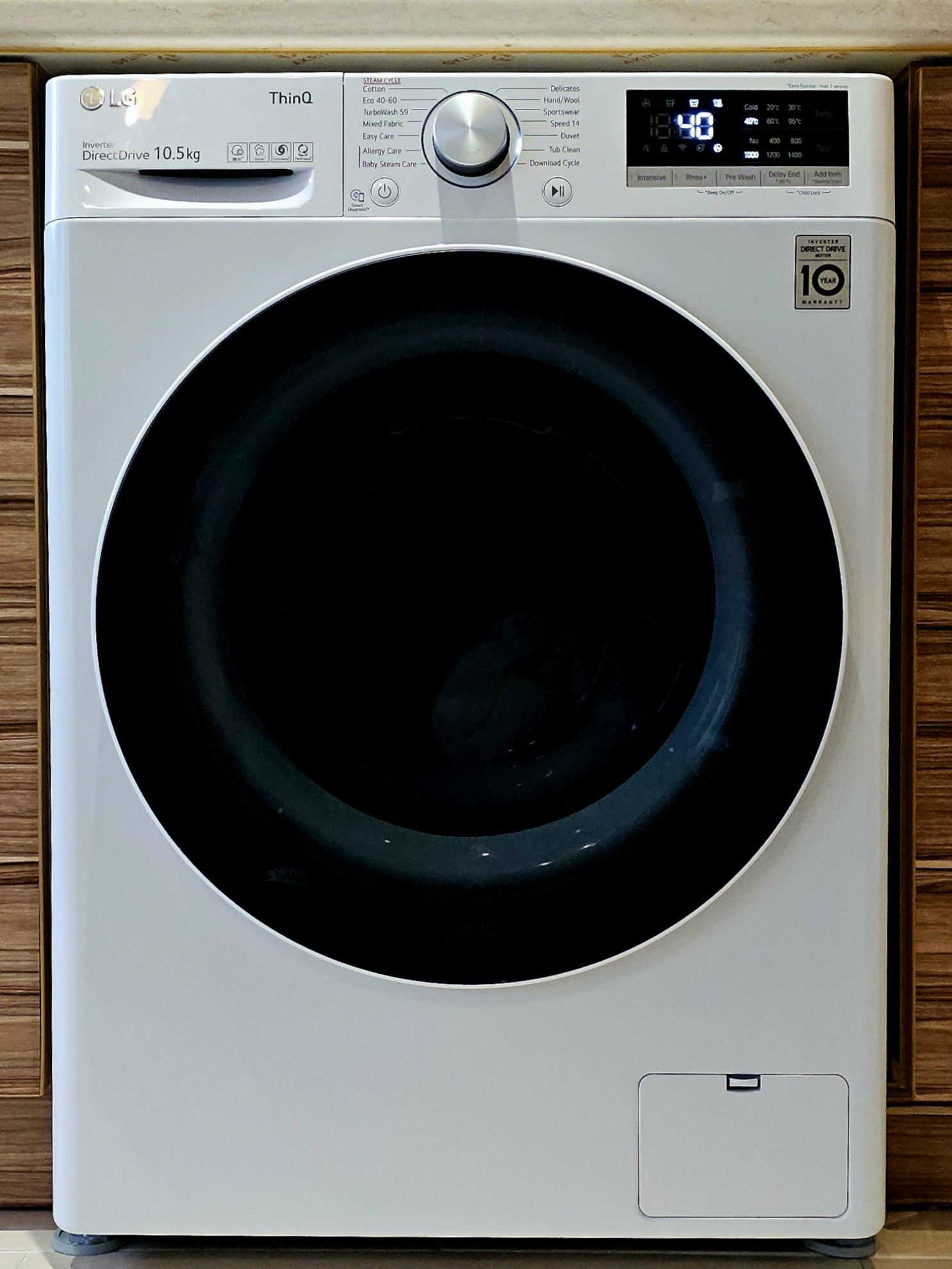 Lg ThinQ DD, WIFI, 10.5кг. 1400 об/мин.