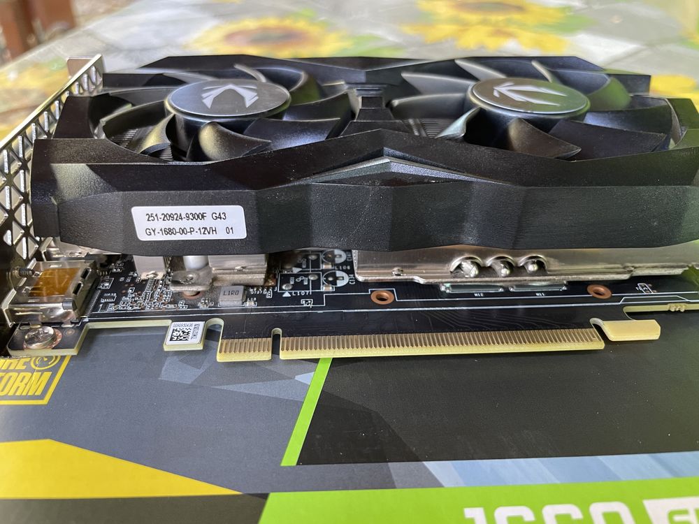 Zotac GTX 1660 Super 6Gb GDDR6 192bit