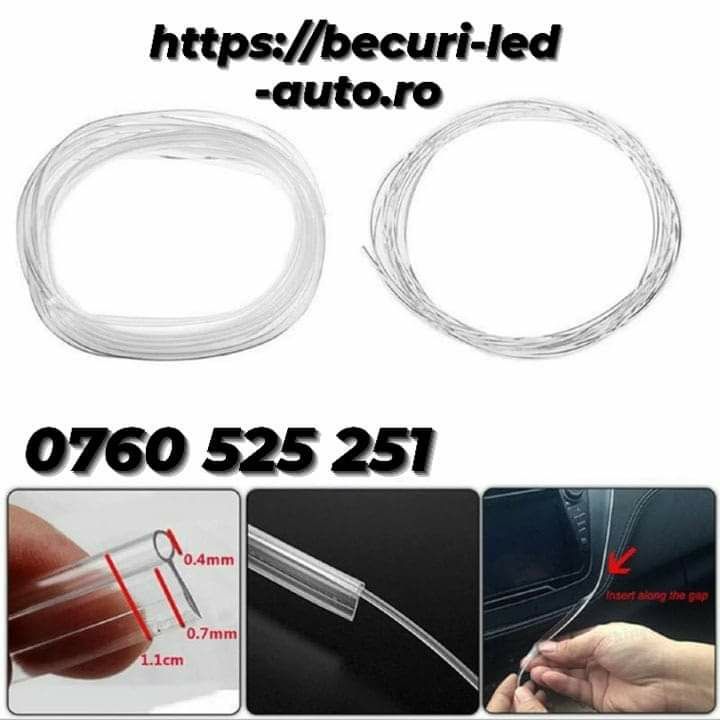 Kit Lumină Auto OEM-LED-6M, Multicolor Cu Aplicația Telefon Bluetoot