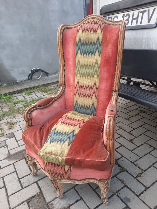 Fotoliu vintage stil baroc