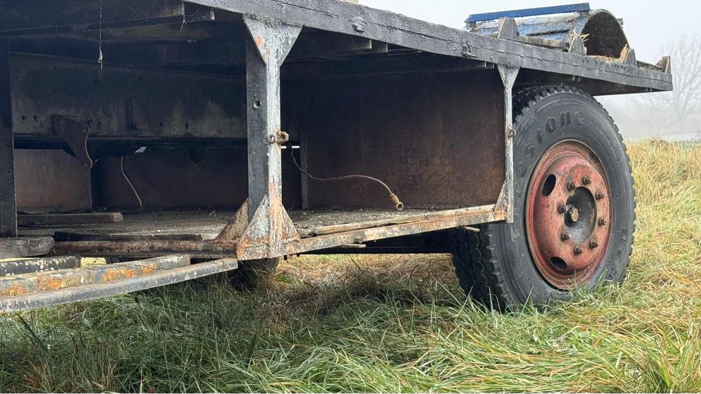 Remorcă agricolă 7,5Tone//8 Metri//Platformă pt Baloți  ~ 2.650€ Mureș