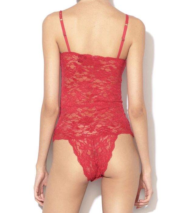 Guess червено дантелено боди ново