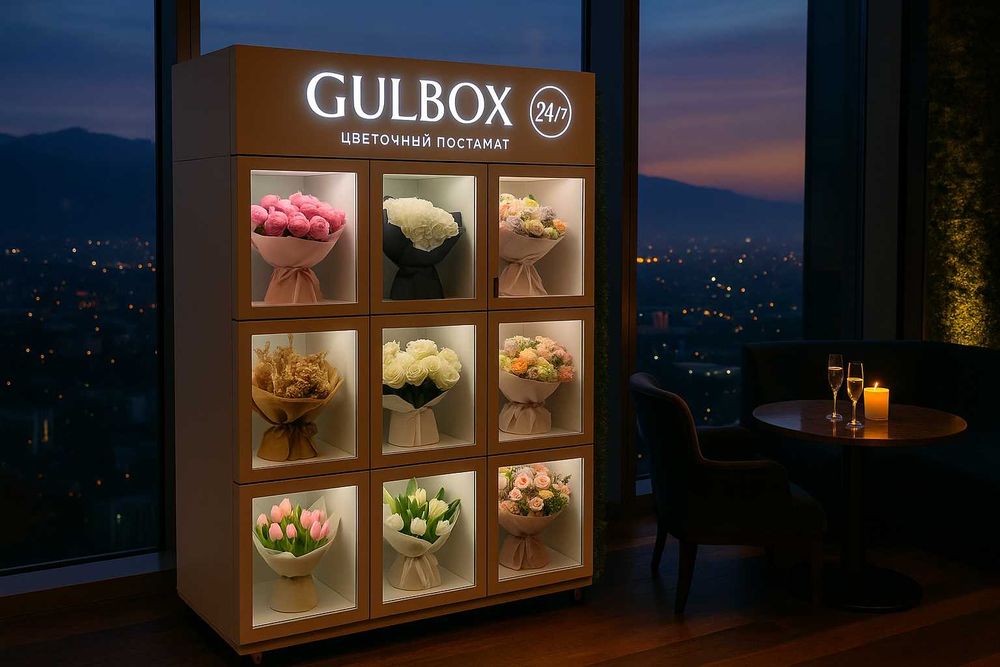 Цветочный Бизнес GulBox — Готовый Постамат и Стабильный Доход 24/7