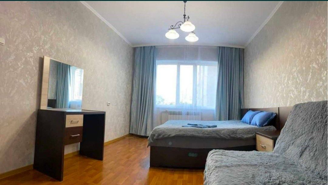 1-ком кв в мкр. Нурсат ПО ЧАСОВОЙ Оплате