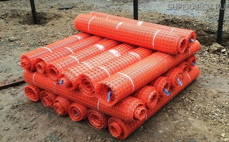 Оранжевая Сигнальная Сетка, Аварийное ограждение для безопасности