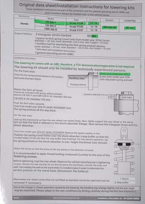 Honda CB500F, ABS, 2014, import Germania