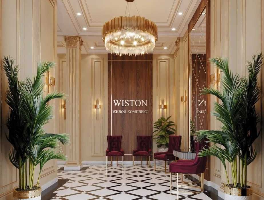 ЖК Wiston 2-3 комнатная 77м2 Коробка Дархан Новомосковская Акай ор-р