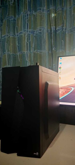 Продавам Гейм РС Ryzen 5 5500/16Gb/512Gb SSD+1TB HDD/ 1660 Super/Гаран