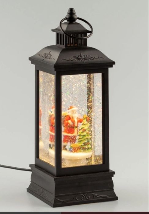 ЭРА Новогодний декор светильник Дед Мороз декоративный ночник