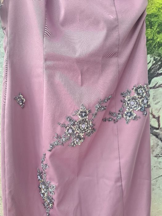 Rochie de ocazie lila cu dantela