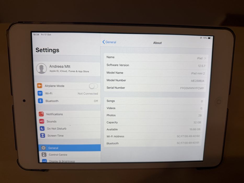 Vand apple ipad mini