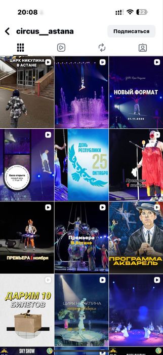 Билеты в цирк Никулина